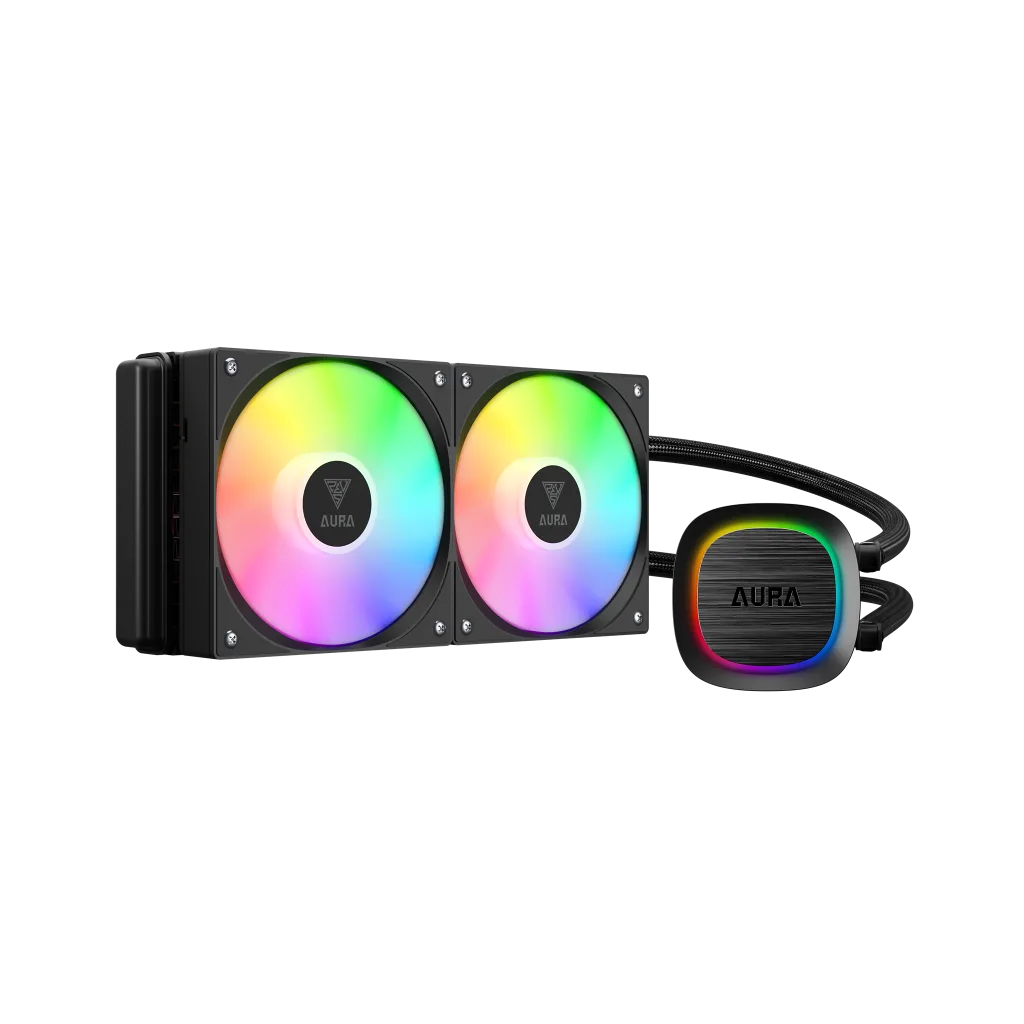 GAMDIAS AURA GL240 V2, 240mm, RGB, 2 Fanlı, CPU Sıvı Soğutma