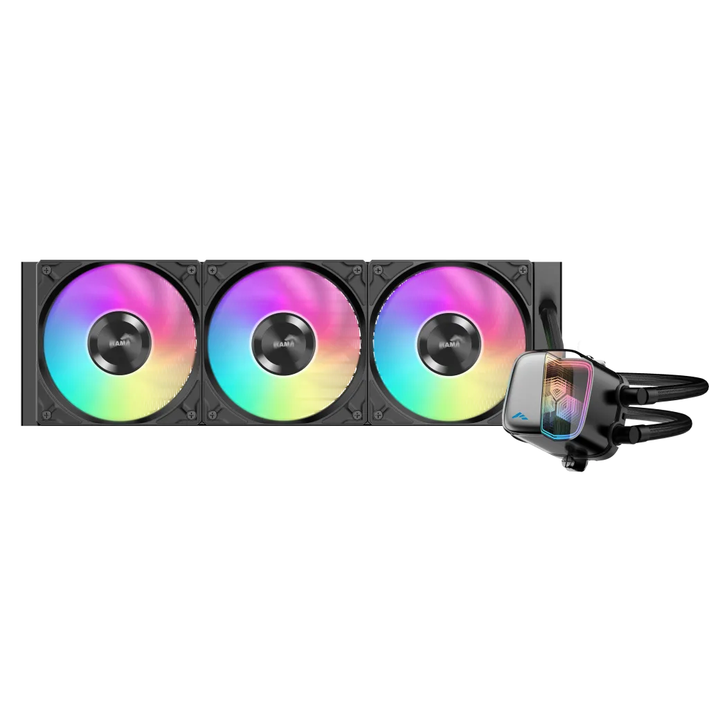 SAMA L70-360BK, Black, 360mm, 3x120mm ARGB Fan, CPU Sıvı Soğutma