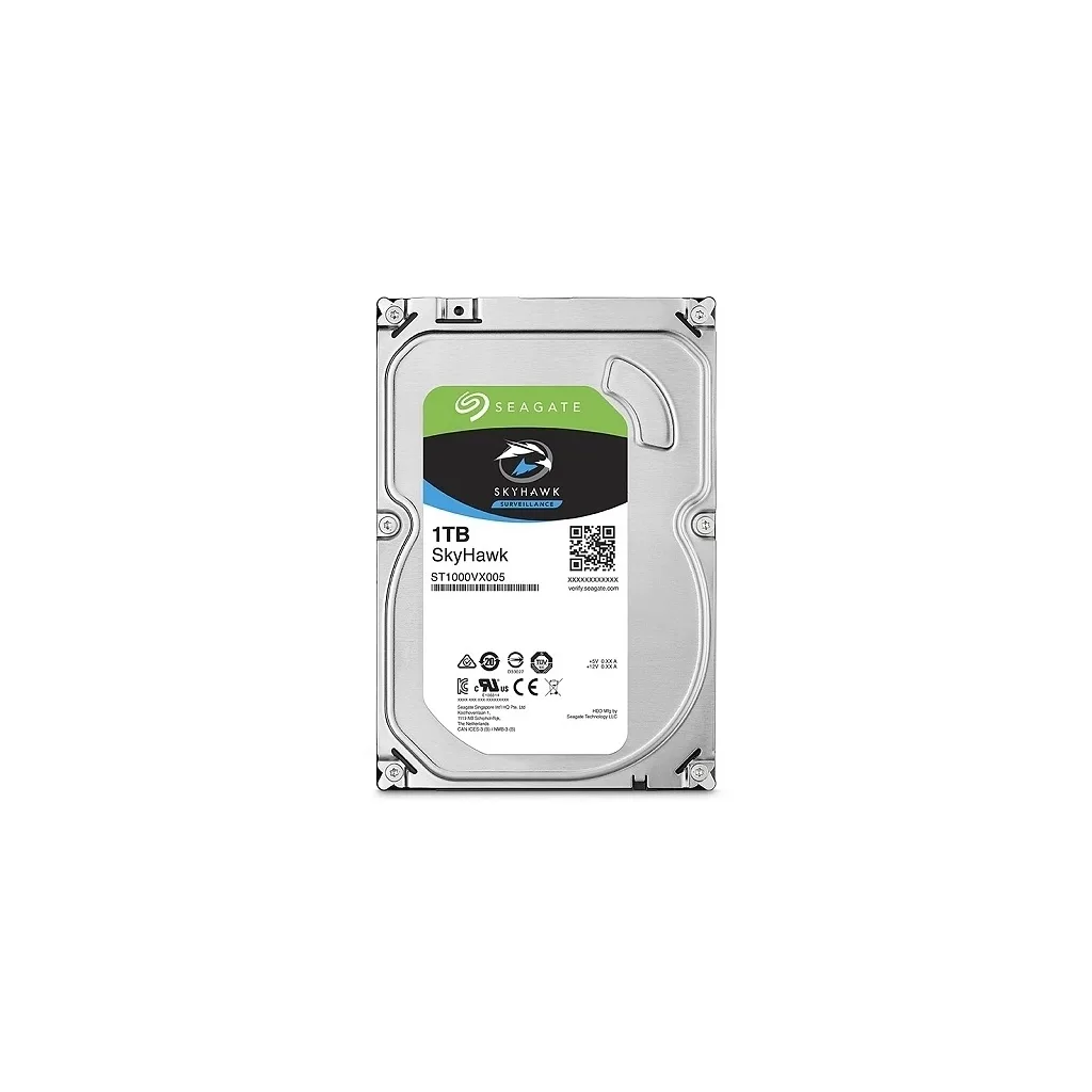 SEAGATE SKYHAWK, ST1000VX005, 3.5", 1TB, 64Mb, 5900Rpm, Güvenlik, HDD
