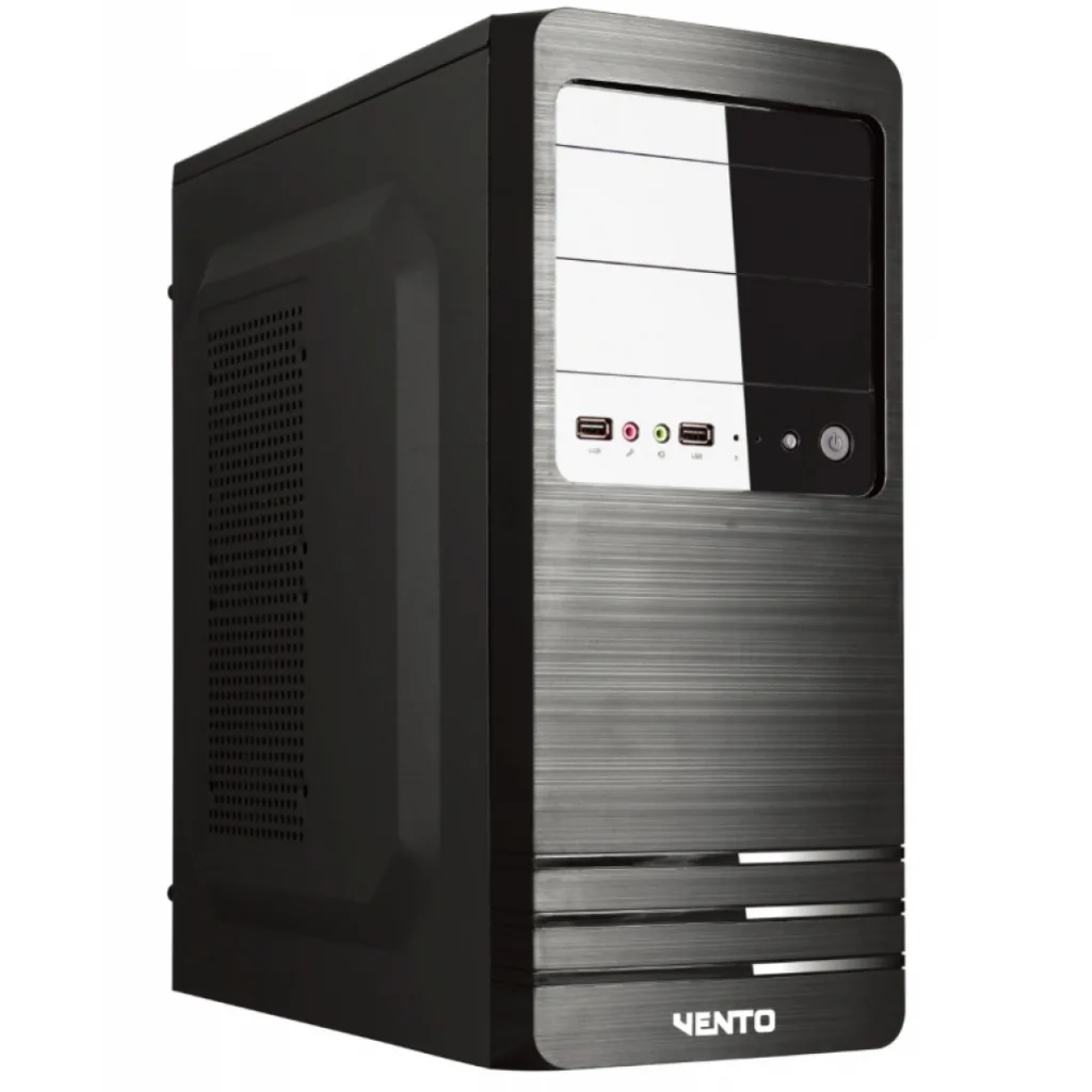 VENTO VS114F Mid Tower, 400W Siyah, Kurumsal KASA