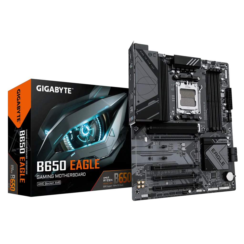 GIGABYTE B650 EAGLE, Rev.1.0, 4xDDR5, 3xM.2, DP, HDMI, Type-C, AM5 Soket GAMING Anakart