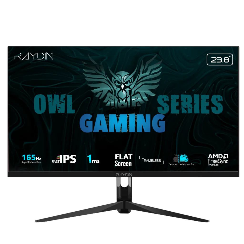 RAYDIN G238IPS165, 23.8", 1ms, 165Hz, Full HD, 300 nits, HDMI, DP, USB, Hoparlör, IPS LED, Frameless, FreeSync Gaming Monitör