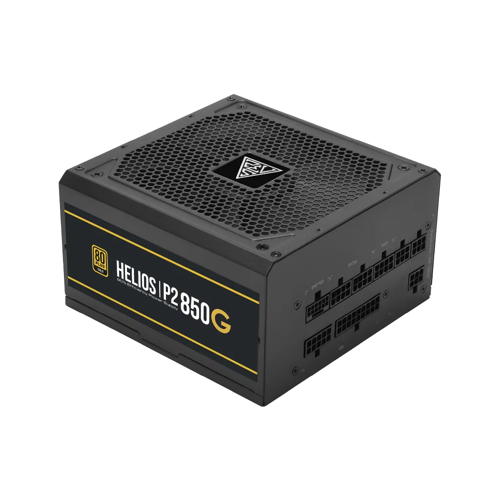 GAMDIAS HELIOS P2-850G, 850W, 80+ Gold, Full Modüler, Aktif PFC, GAMING, ATX, Power Supply (PSU)