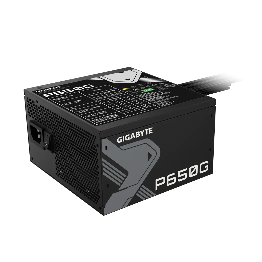 GIGABYTE GP-P650G, 650W, 80+ GOLD, GAMING Power Supply