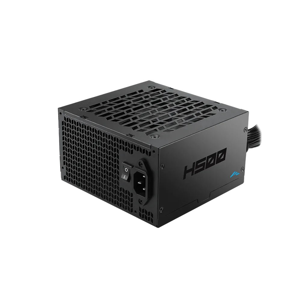 SAMA H500, 500W, Black, 80 Plus, Aktif PFC, Siyah, GAMING, ATX, Power Supply (PSU)