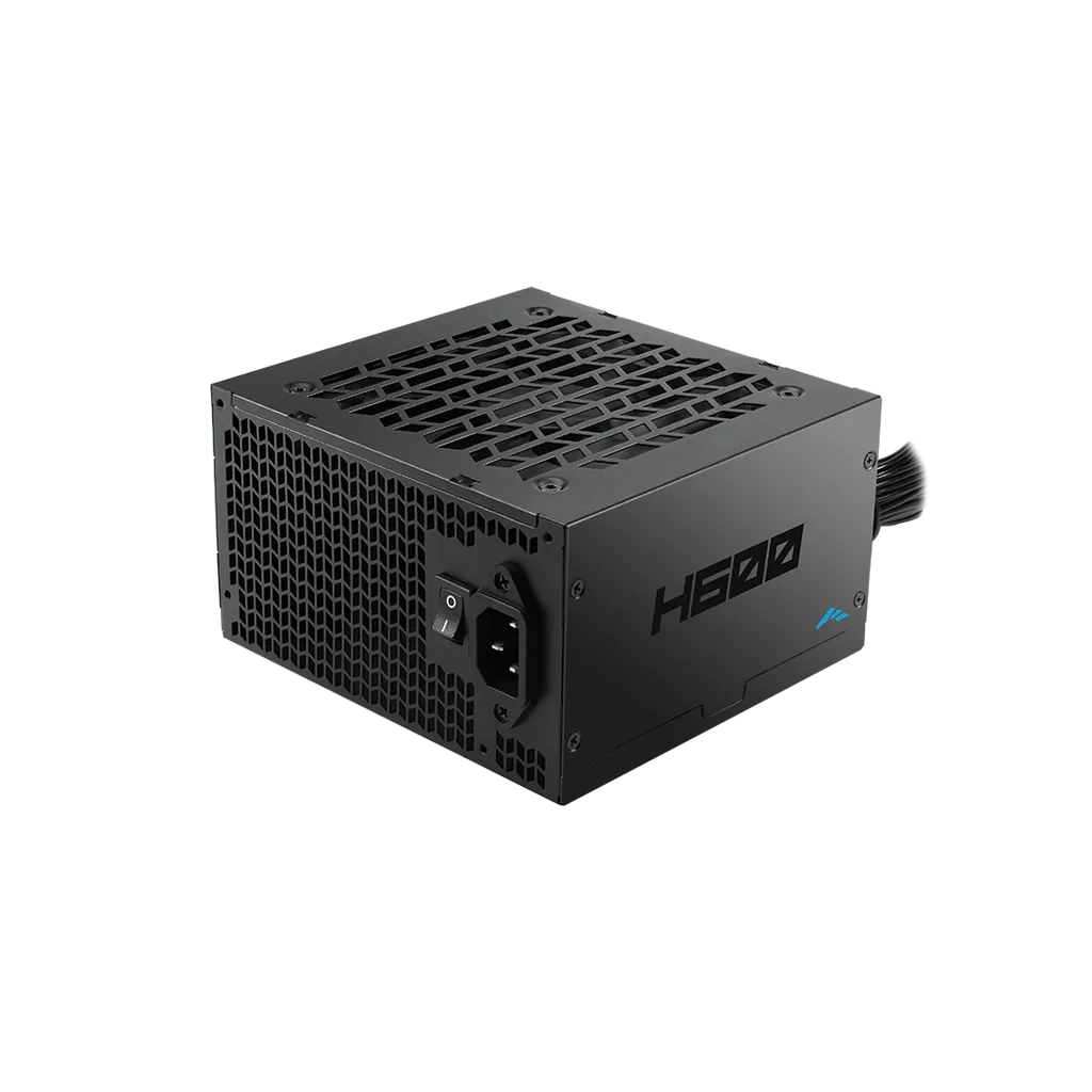 SAMA H600, 600W, Black, 80 Plus, Aktif PFC, Siyah, GAMING, ATX, Power Supply (PSU)