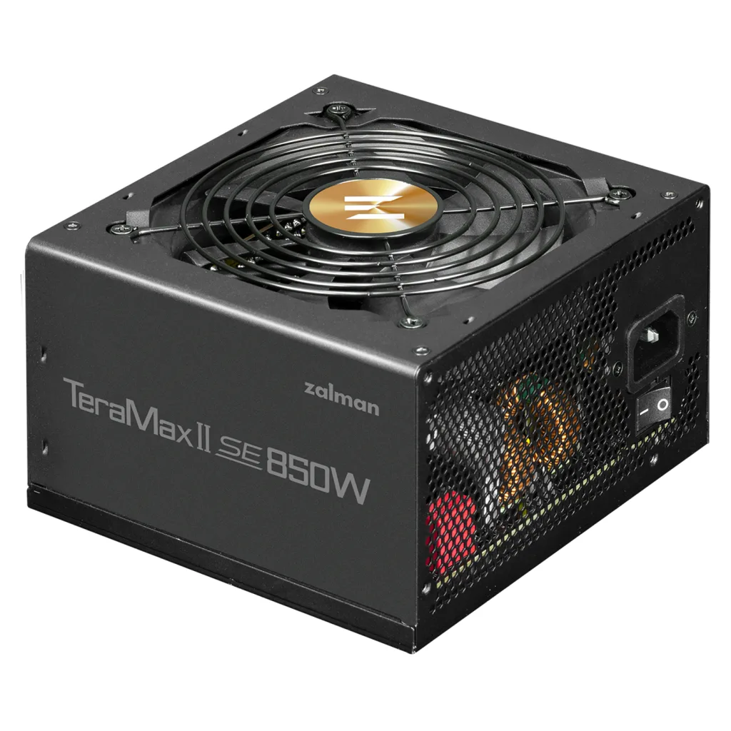 ZALMAN ZM850-TMX2SE TeraMax2SE, 850W, 80Plus GOLD, ATX3.1, PCI5.1, Full Modüler, Aktif PFC, GAMING, ATX, Power Supply (PSU)