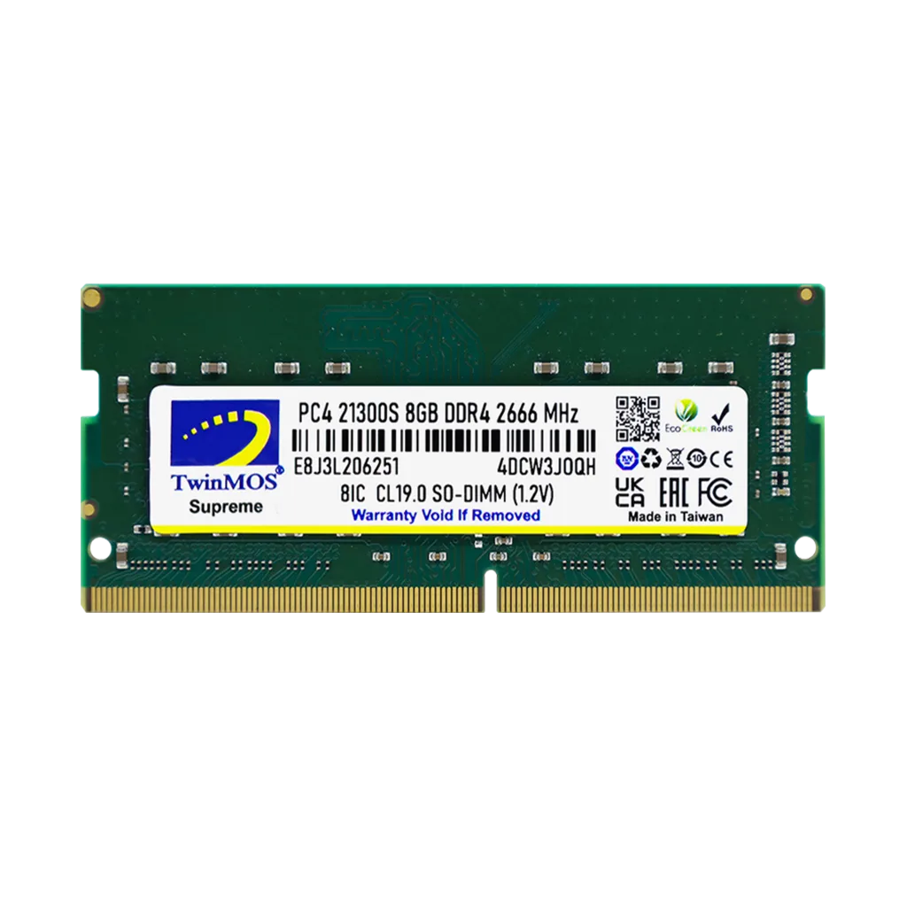 TwinMOS MDD48GB2666N, 8GB, DDR4, 2666MHz, 1.2V Notebook Ram