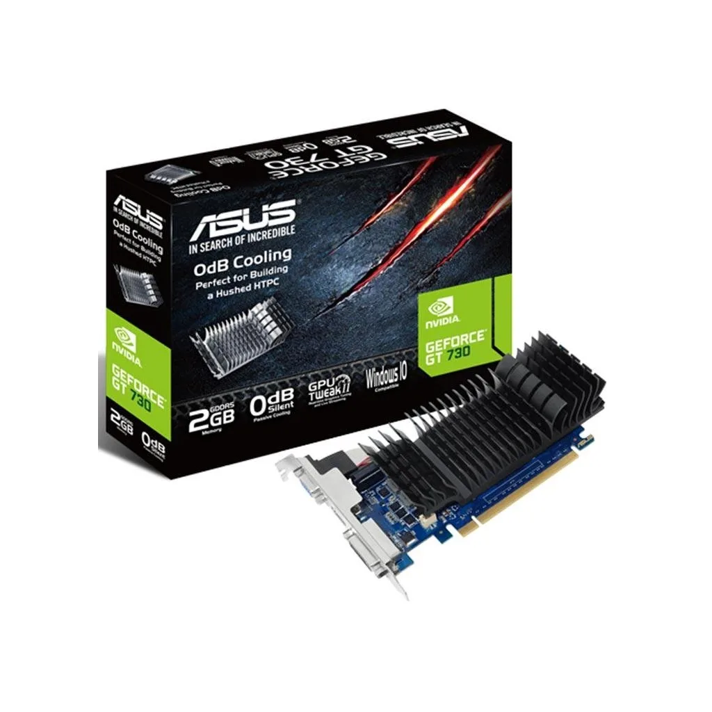 ASUS GT730-SL-2GD5-BRK, 2Gb, GDDR5, 64Bit, 1xD-Sub, 1xDVI, 1xHDMI Ekran Kartı