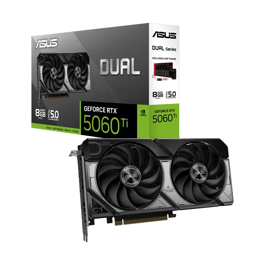ASUS DUAL-RTX5060TI-8G, 8Gb, 128Bit, GDDR7, 1xHDMI, 3xDP GAMING Ekran Kartı