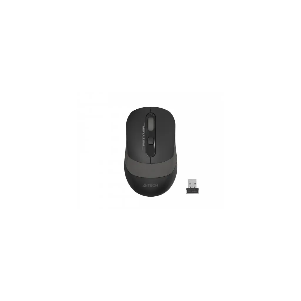 A4 TECH FG10S, Grey, SILENT, FSTYLER, 2,4Ghz Kablosuz, Optik Mouse, 10-15Metre, 4 Buton, Nano Alıcı