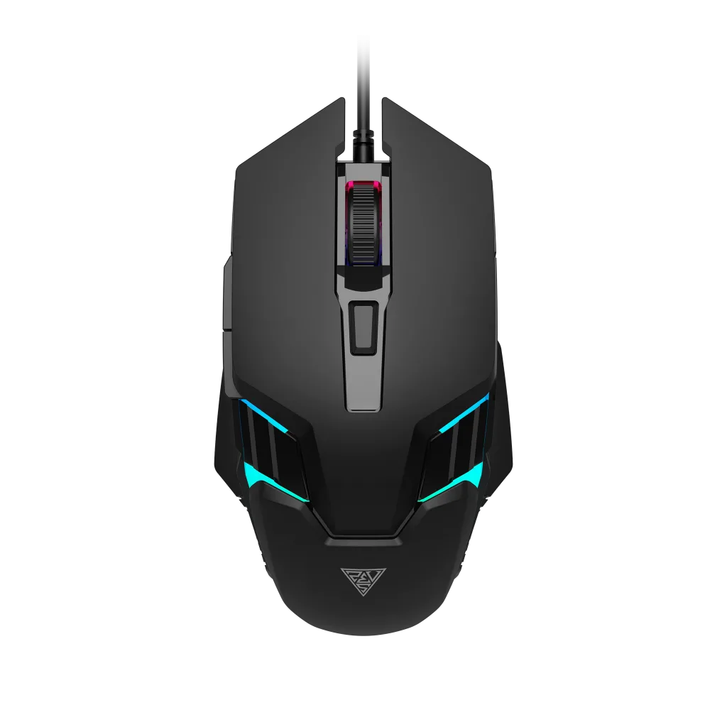 GAMDIAS AURA GS4, Çok Renkli Aydınlatma, USB Kablolu, 6 Programlanabilir Buton, Gaming Mouse, 3.600 DPI, Siyah