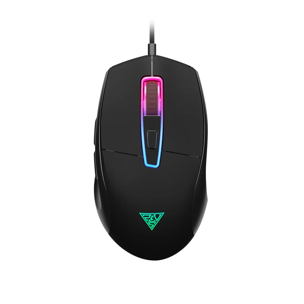 GAMDIAS ZEUS M5, RGB Aydınlatma, USB Kablolu, 7 Programlanabilir Buton, Gaming Mouse, 12.800 DPI, Siyah