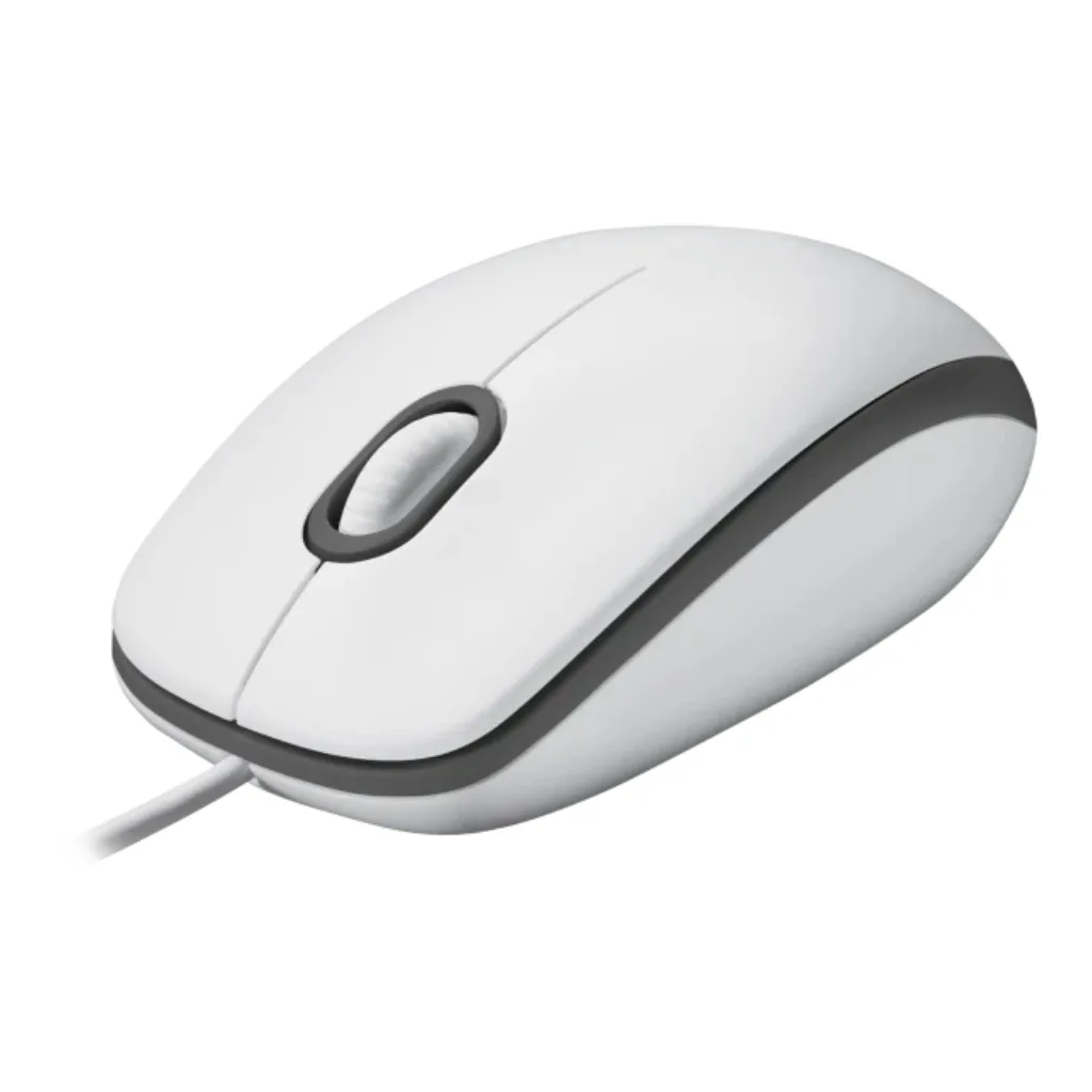 LOGITECH 910-006764, M100 Beyaz, USB Kablolu, 1000dpi, Optik, 3 Tuşlu, Mouse