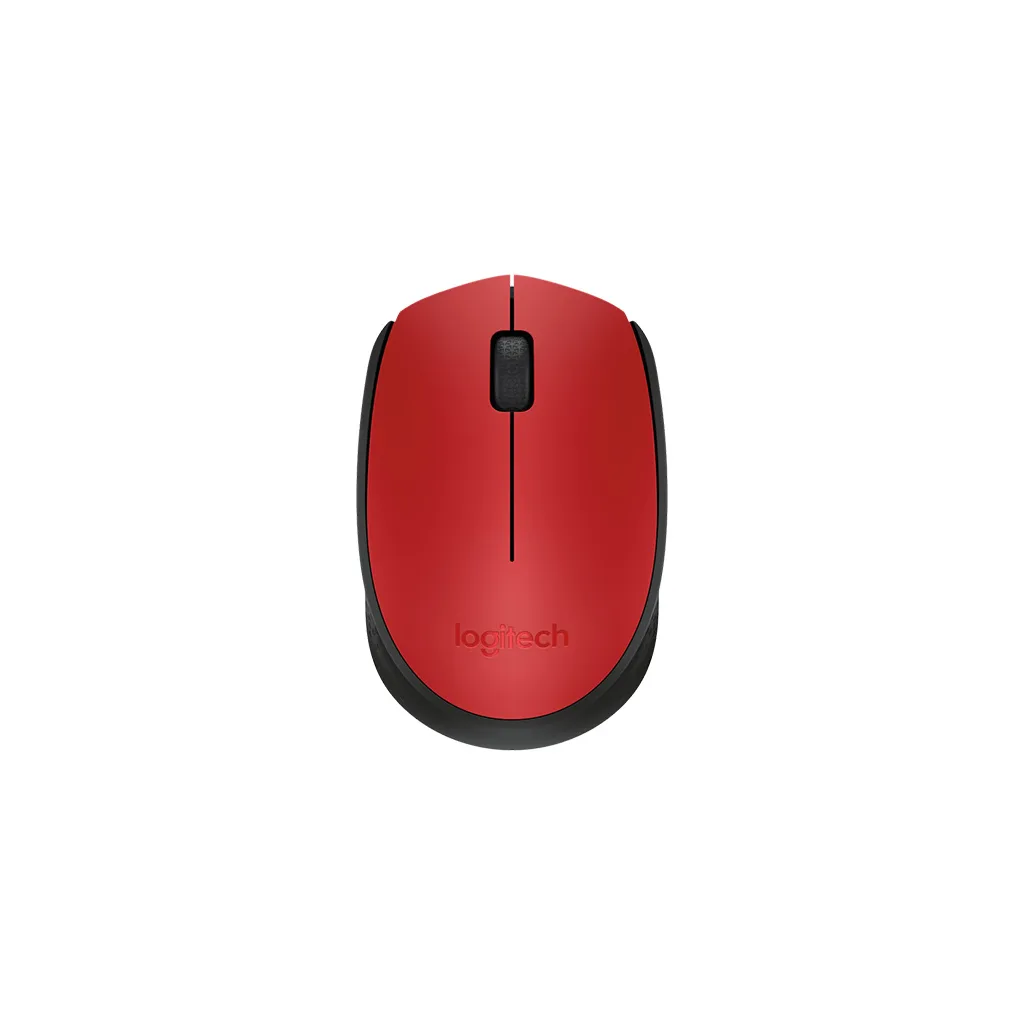 LOGITECH 910-004641, M171 Kırmızı, USB Nano 2,4G Kablosuz, 1000dpi, Optik, 3 Tuşlu, 12ay Pil Ömrü, Mouse