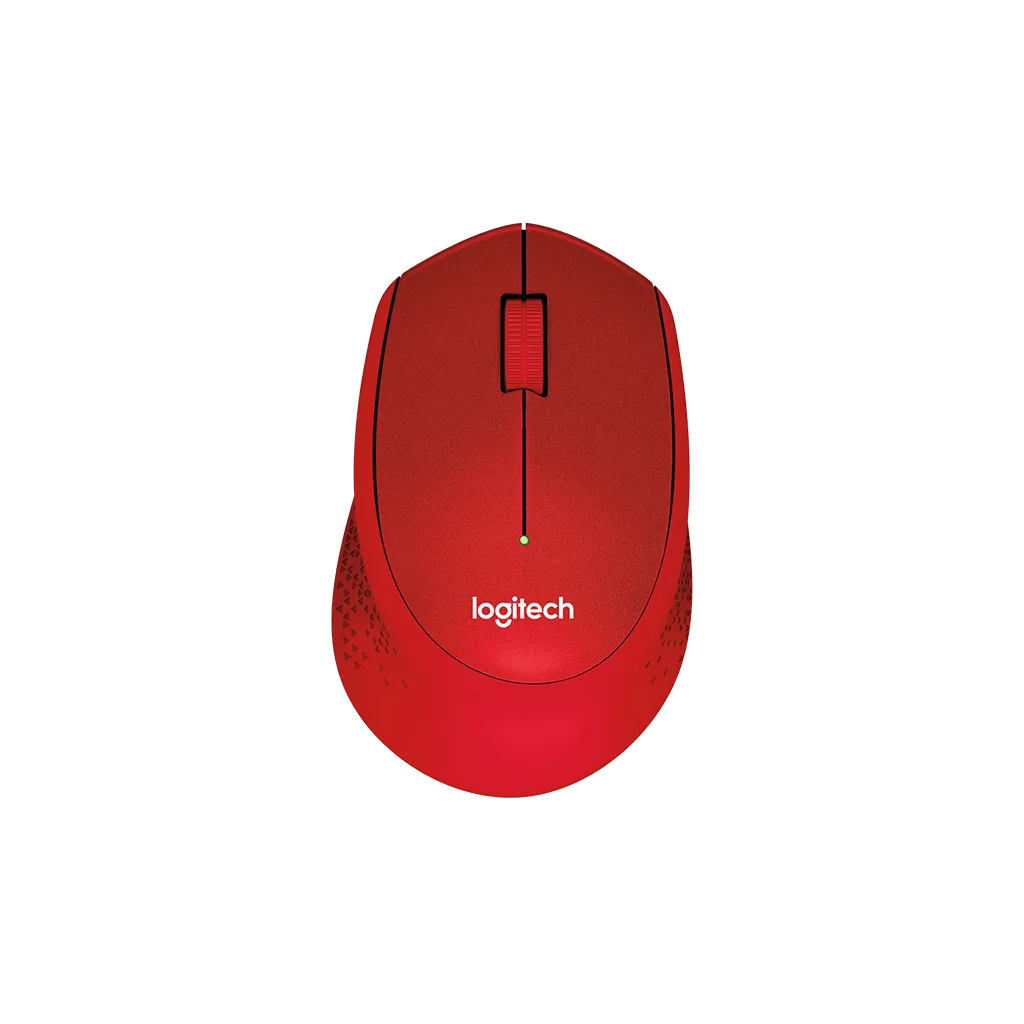 LOGITECH 910-004911, M330 Kırmızı, USB Nano 2,4G Kablosuz, 1000dpi, Optik, 3 Tuşlu, 24ay Pil Ömrü, Sessiz Mouse