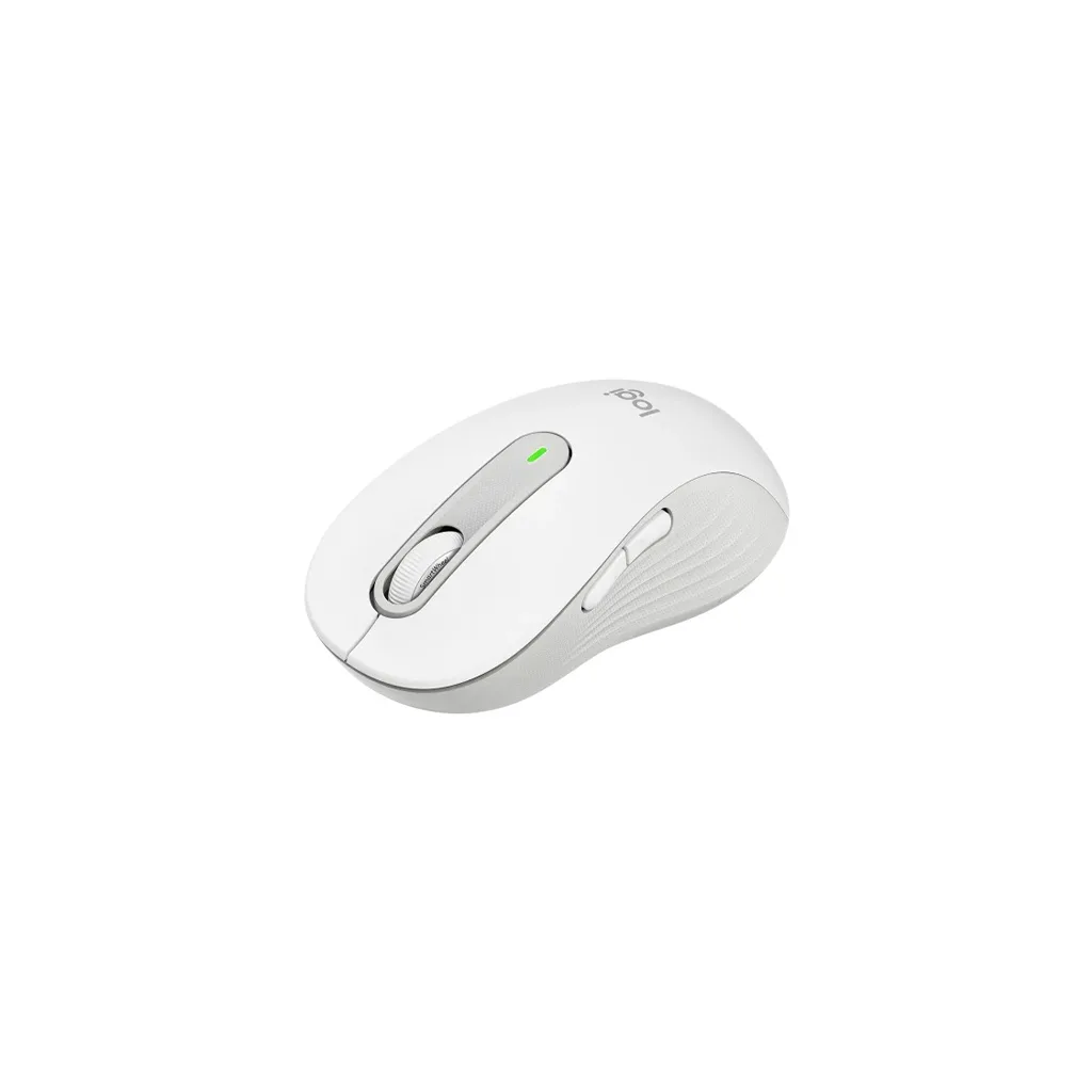 LOGITECH 910-006238, M650L Signature, Beyaz, Sağ El, USB Nano 2,4G Kablosuz,4000dpi, Optik, 5 Tuşlu, 24ay Pil Ömrü, Sess