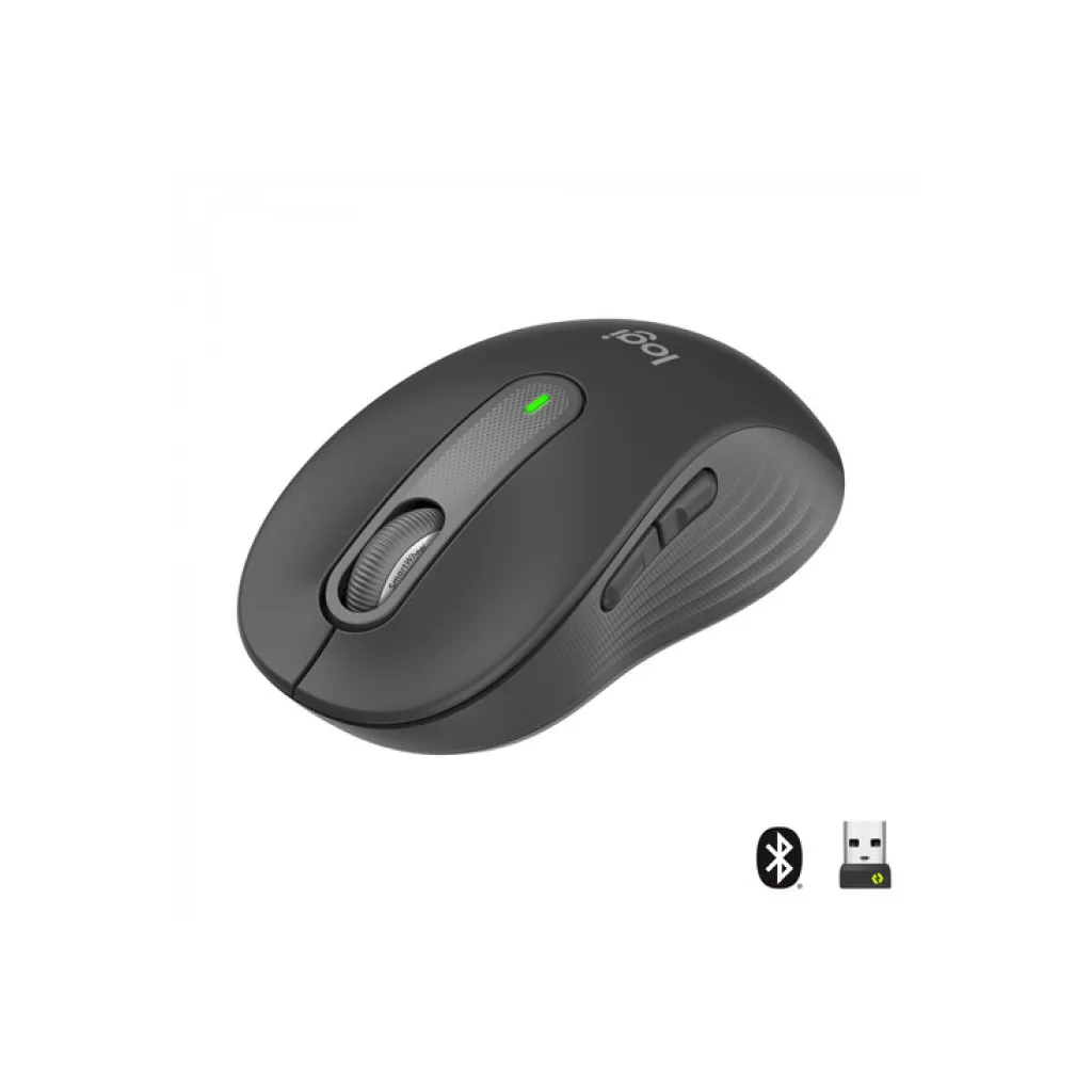 LOGITECH 910-006253, M650 Signature, Siyah, Sağ El, USB Nano 2,4G Kablosuz, 4000dpi, Optik, 5 Tuşlu, 24ay Pil Ömrü, Sess
