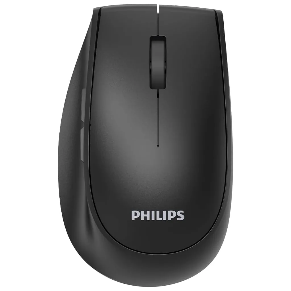 PHILIPS SPK7627B, Siyah, USB Nano 2,4Gh ve Bluetooth Kablosuz, 1600dpi, Optic, 5 Tuşlu, Şarj Edilebilir, Sessiz Click, M