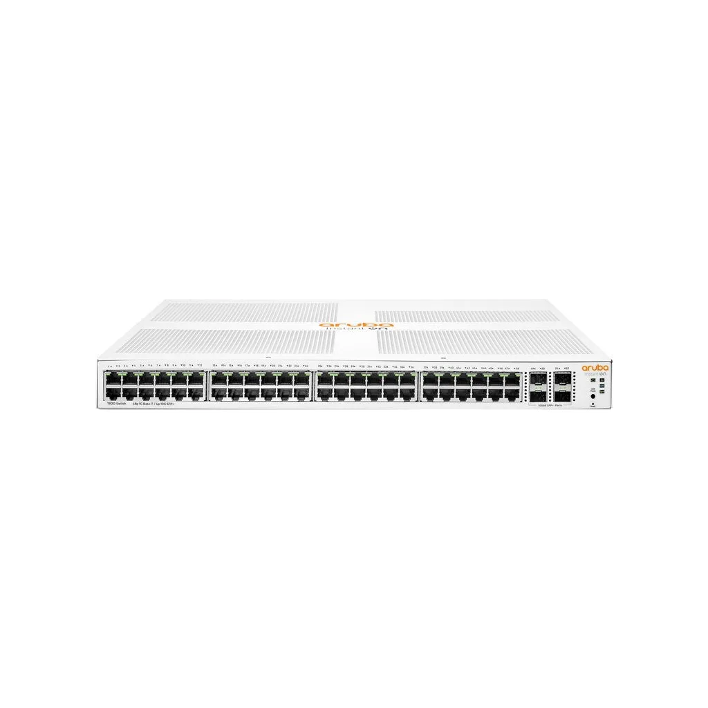 HP Aruba Instant On, JL685A, 1930-48G, 48Port, GigaBit, 4 Port Gigabit SFP, Yönetilebilir, Rack Mount Switch