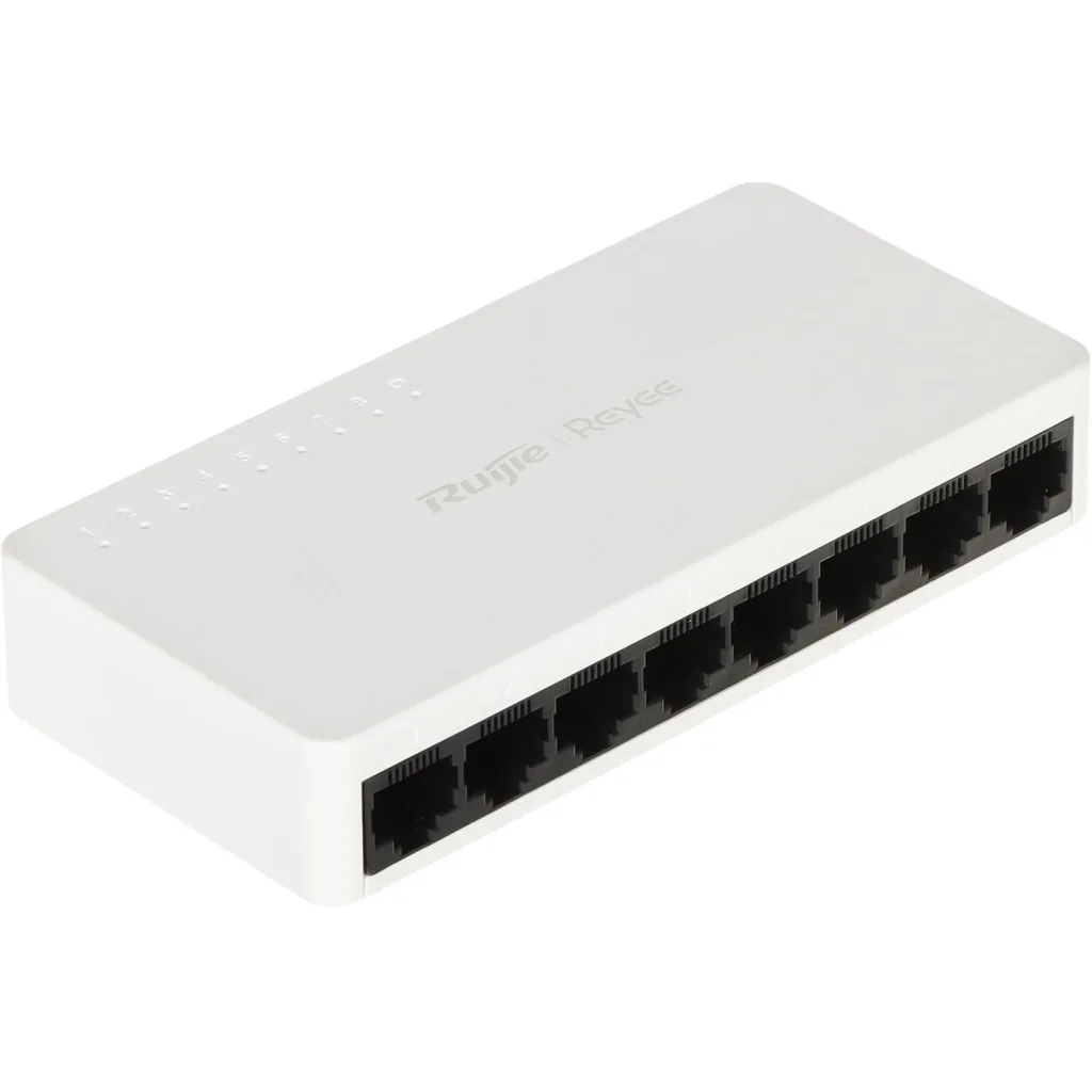 RUIJIE REYEE RG-ES08F 8 Port MegaBit Switch Plastik Kasa