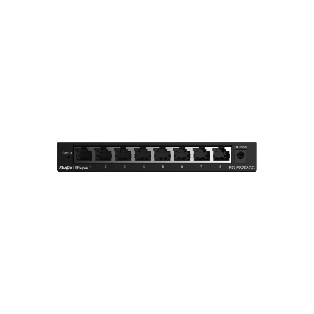 RUIJIE REYEE RG-ES208GC 8 Port GigaBit , Colud Yönetilebilir Switch Metal Kasa