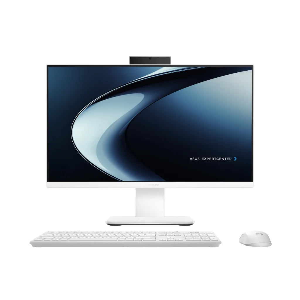 ASUS PM640KA-AI516512W0D, RyzenAI 5-330, 23,8" FHD Ekran, 16Gb DDR5 Ram, 512Gb SSD, Wi-Fi 6, Type-C, Paylaşımlı Ekran Kartı, Free Dos, All In One PC, (Beyaz)
