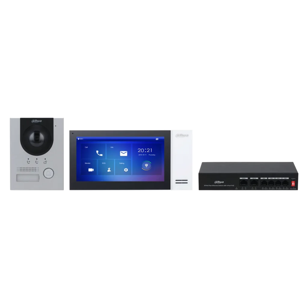DAHUA KTP01(S), IP, Villa Kit, Yüzey Tipi, Görüntülü İnterkom Kit