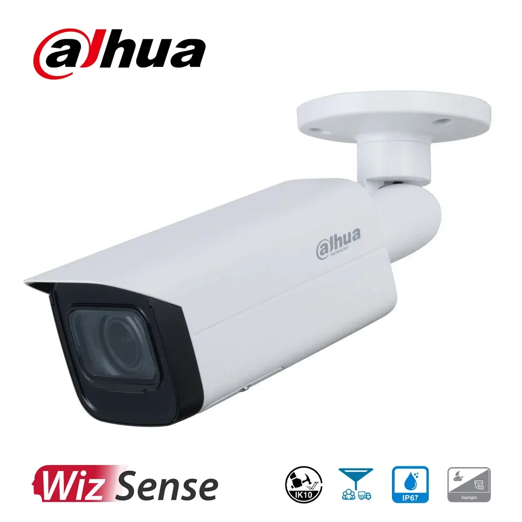 DAHUA IPC-HFW5442T-ASE, 2Mpix, 2,8mm Lens, H265+, Wizmind, 50Mt Gece Görüşü, IP67, IK10, PoE Metal Kasa Bullet IP Kamera