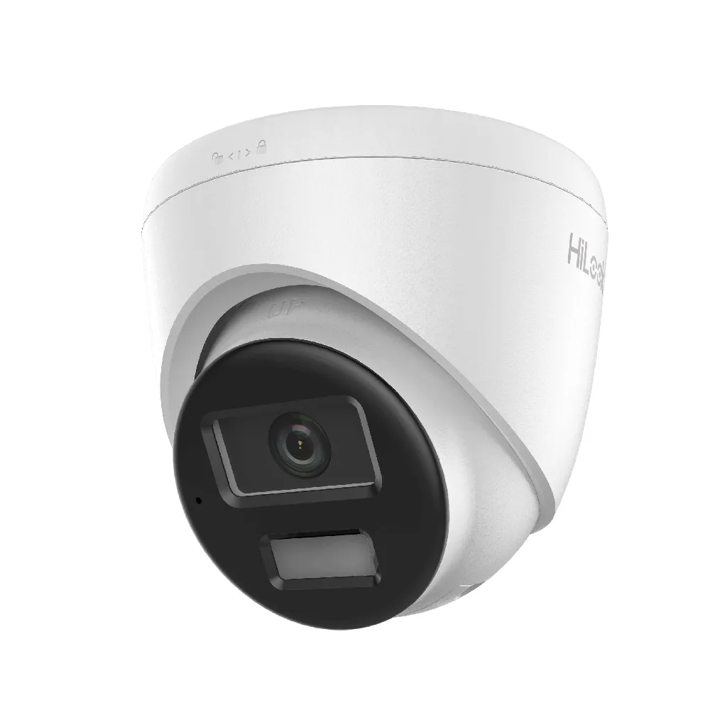 HILOOK IPC-T240HA-LUFC, 4Mpix, 2,8mm Lens, H265+, Dual Light, 30Mt Gece Görüşü, Dahili Mikrofon, IP67, PoE, Dome, IP Kam