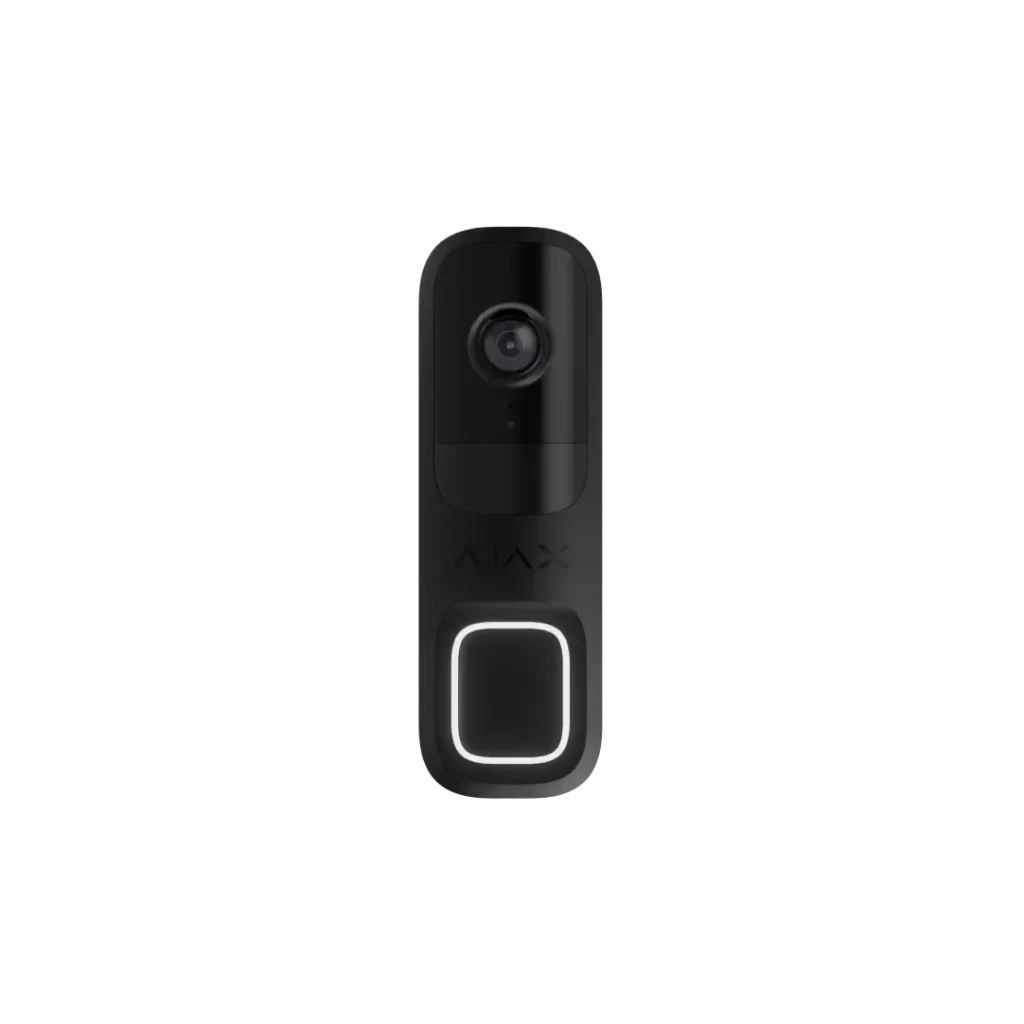 AJAX, DOORBELL, Kablosuz, Kameralı, Kapı Zili Siyah