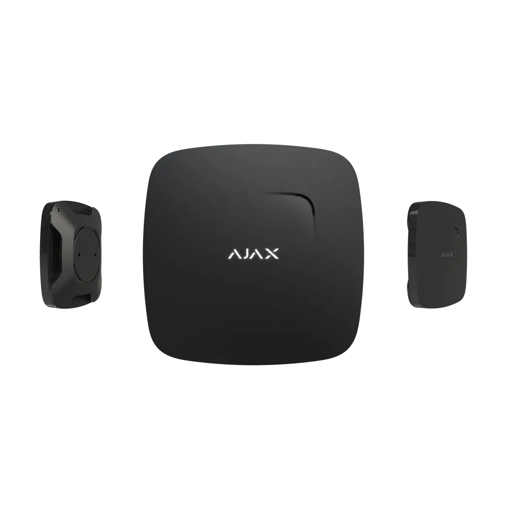 AJAX Fire Protect, Kablosuz, Isı ve Duman Dedektörü, SİYAH