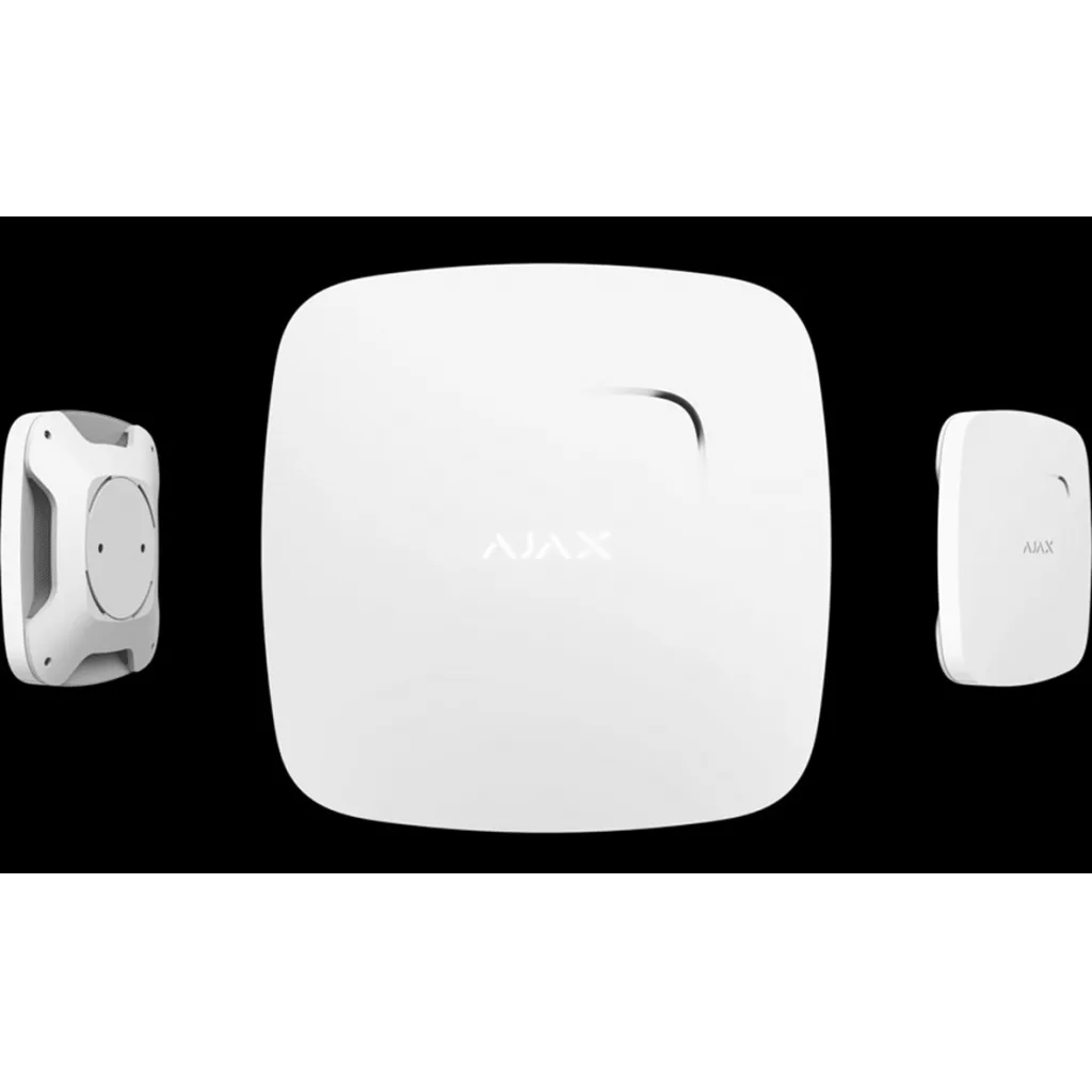 AJAX Fire Protect, Kablosuz, Isı ve Duman Dedektörü, BEYAZ