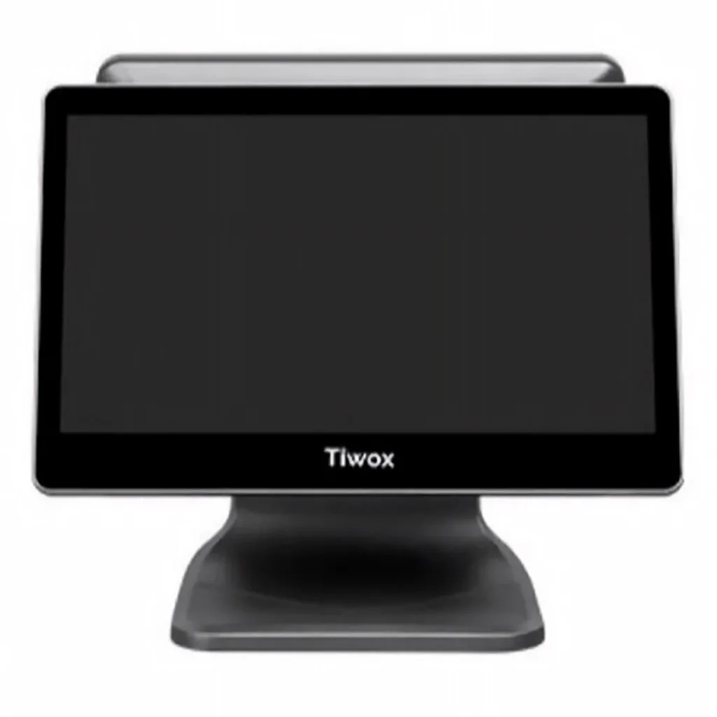 Tiwox TP-9500-D, Intel i5 5.Nesil, 15.6" Ekran, 8GB Ram, 128GB SSD, Endüstriyel, Dokunmatik Pos PC (çift ekran)