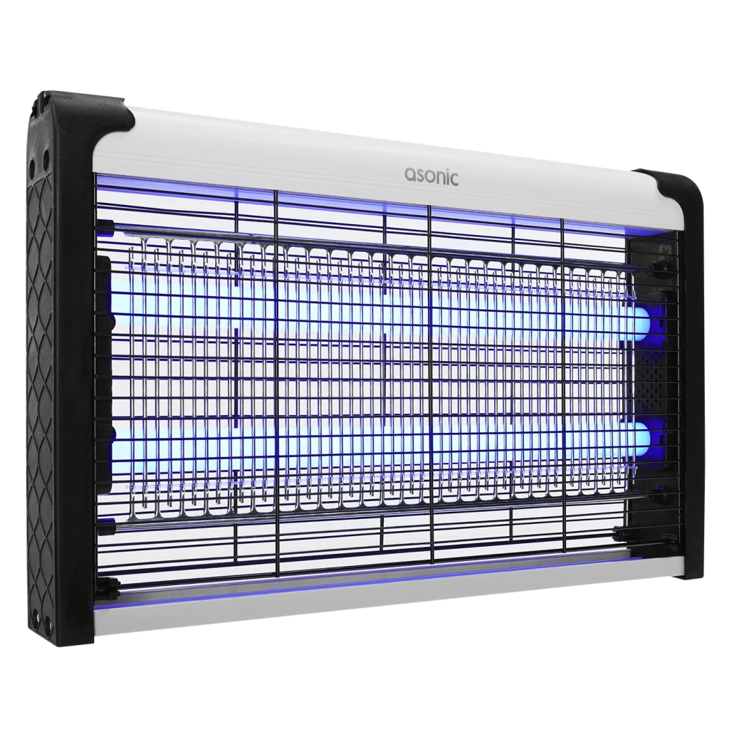 ASONIC AS-A29, Siyah, 6W, 2000V, Masaüstü, Zincir Askılı, 2adet UV Mor Işıklı, Siyah Kasa, Sinek Öldürücü