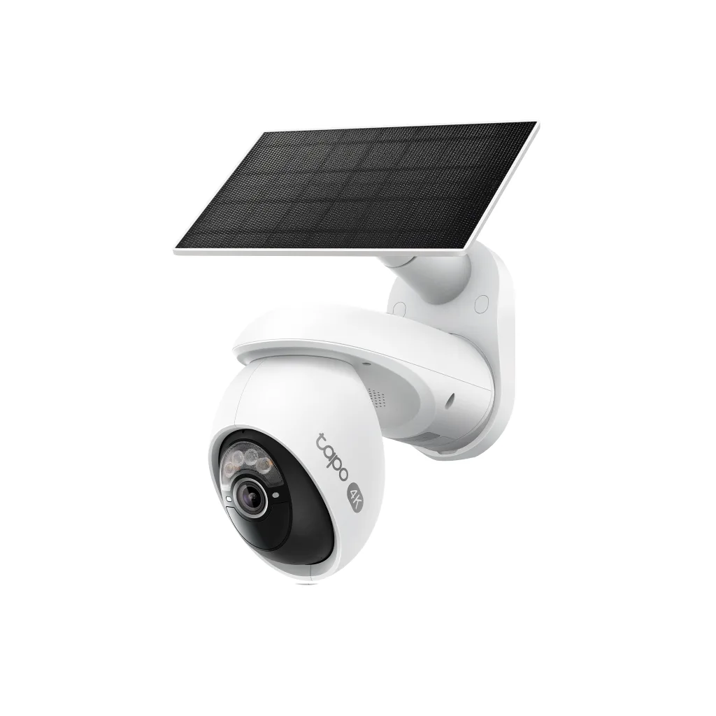 TP-LINK Tapo TC92 KIT (C660 KIT), 4K, 8,0Mpix, Dış Mekan, IP65, WiFi, 12Mt. Renkli Gece Görüşü, İki Yönlü Ses, Yapay Zeka Destekli, Güneş Enerjili Güvenlik Kamerası Kiti