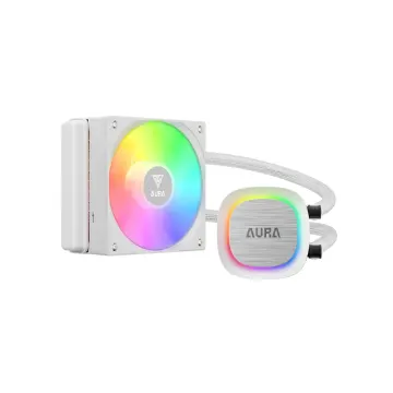 GAMDIAS AURA GL120 V2 WH, White Edition, 120mm, RGB, 1 Fanlı, CPU Sıvı Soğutma