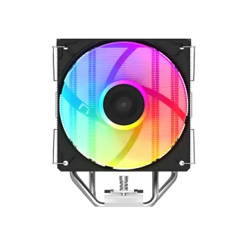 SAMA A40L, Black, 1x120mm ARGB Fan, Kule Tipi Hava Soğutma, 4 adet Gelişmiş Kompozit Isı Borusu, CPU Fan (AMD ve INTEL Tüm işlemciler ile uyumlu)