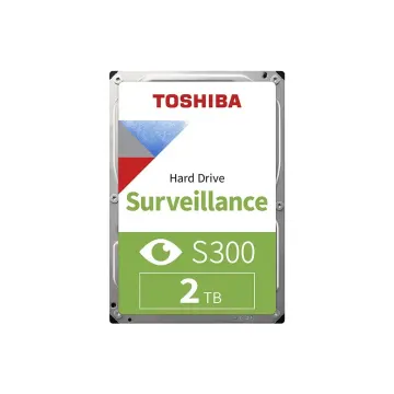 TOSHIBA S300, HDWT720UZSVA, 3.5", 2TB, 128Mb 5400 Rpm, 7/24 Güvenlik HDD (Türkiye Distribütörü Garantili)