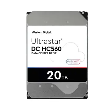 WD ULTRASTAR, WUH722020BLE6L4, 3.5", 20TB, 512Mb, 7200 Rpm, 7/24 Enterprise, DATA CENTER-GÜVENLİK-NAS-SERVER, HDD (DC HC560) (0F38785) (Türkiye Distribütörü Garantili)