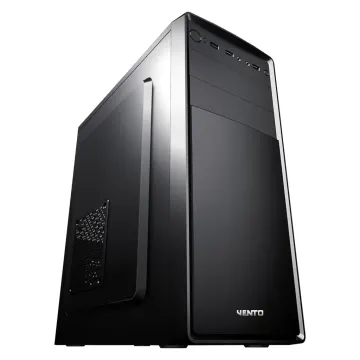 VENTO VS121S Mid Tower, 300W Siyah, ATX Kurumsal KASA