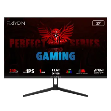 RAYDIN EC27DFI-240HZ, 27", 1ms, 240Hz, Full HD, 350 nits, HDMI, DP, IPS LED, Flat, Frameless, FreeSync Gaming Monitör
