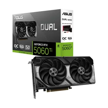 ASUS DUAL-RTX5060TI-O16G, 16Gb, 128Bit, GDDR7, 1xHDMI, 3xDP GAMING Ekran Kartı