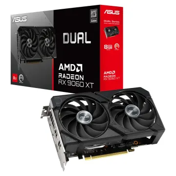 ASUS DUAL-RX9060XT-8G, 8Gb, 128Bit, GDDR6, 1xHDMI, 2xDP, GAMING Ekran Kartı