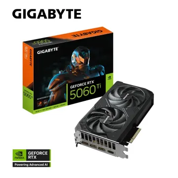 GIGABYTE GV-N506TWF2OC-16GD, RTX5060TI, WINDFORCE OC, 16Gb, GDDR7, 128BIT, 2 Fanlı, 1xHDMI, 3xDP, GAMING Ekran KARTI