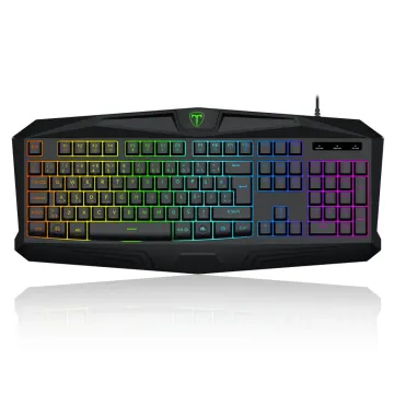 T-DAGGER TANKER, T-TGK106, USB Kablolu, Türkçe Q, Rainbow Backlight, Membran Tuşlar, 104 Tuşlu, Gaming Klavye