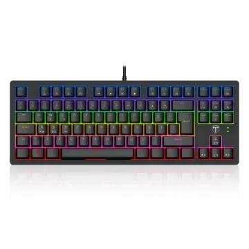 T-DAGGER BALI, T-TGK311-BL, USB Kablolu, Türkçe Q, Rainbow Backlight, Blue Mekanik Switch, 87 Tuşlu, Gaming Klavye
