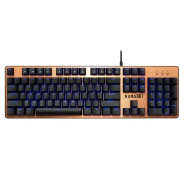 GAMDIAS AURA GK1, USB Kablolu, İngilizce, Rainbow Backlight, Red Mekanik Switch, Bronz Edition, Gaming Klavye