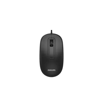 PHILIPS SPK7238B, Siyah, Usb Kablolu, 1200dpi, 3 Tuşlu Optic Mouse