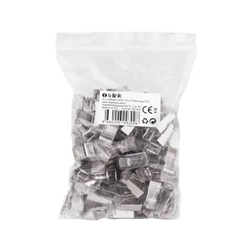 S-LINK SL-COB24P, RJ45, Yeni Nesil JAC, UTP, CAT6, Metal (100lü PAKET)